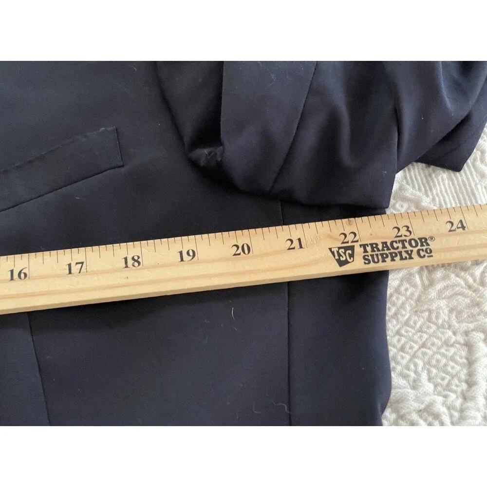 Lauren Ralph Lauren Black Label Slim Fit Blazer Jacket AMF Pick Stitching 46R